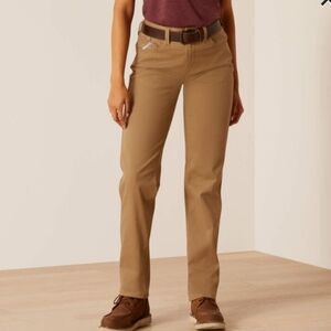 Ariat Women's Rebar Perfect Rise Made Tough Straight Pant Jeans Size 29 Long